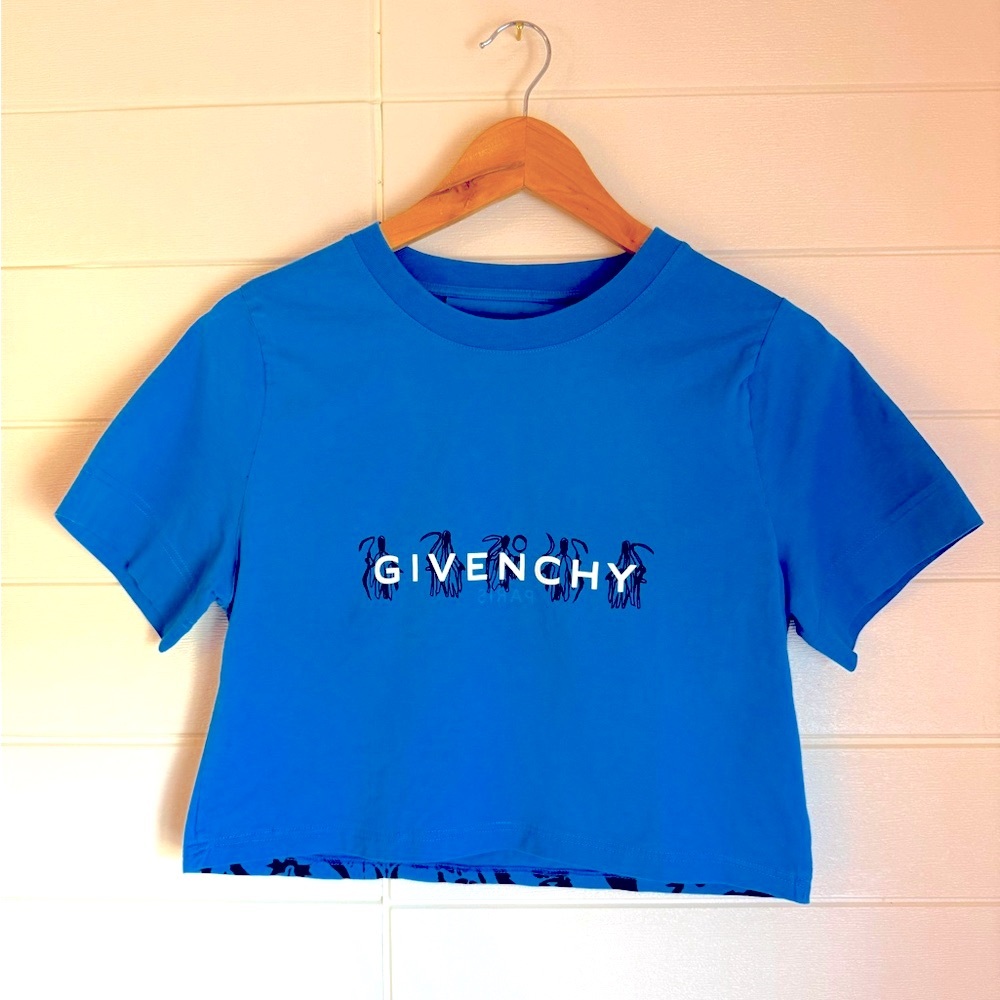 Authentic GIVENCHY Crop Top.  Tribal Design.